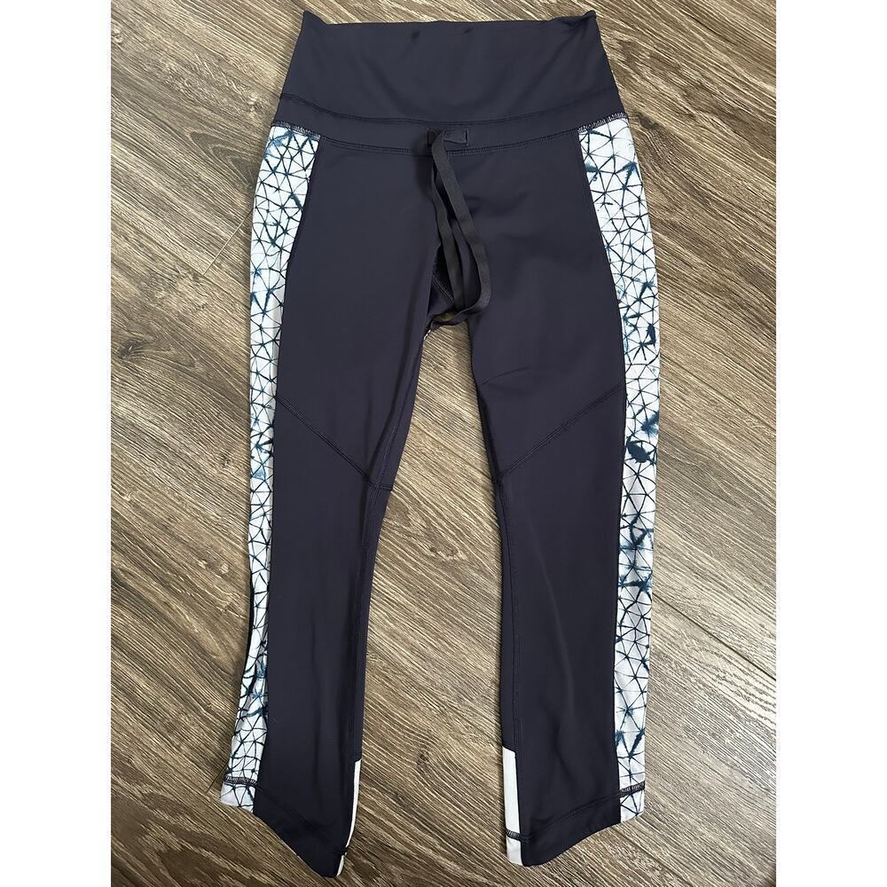 Lululemon Retreat 7/8 Pant Naval Blue / Star Crushed Silver Fox Deep Navy 2